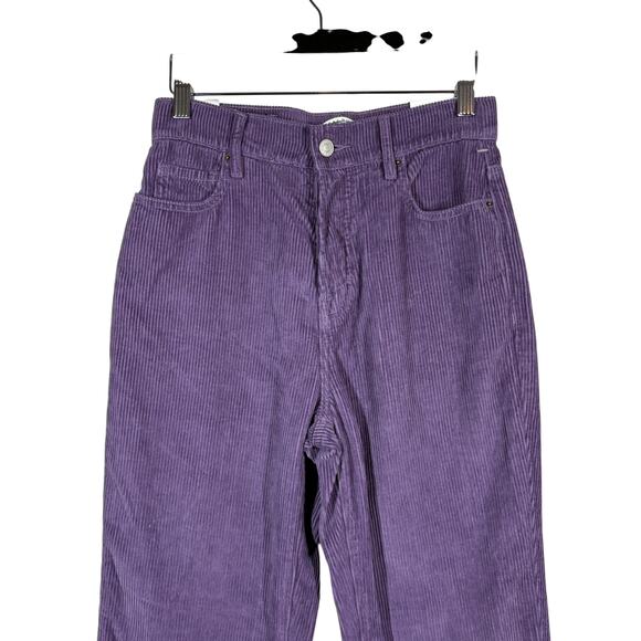 NEW! Pacsun Hi Rise Straight Corduroy Jeans Pants Purple Grape Casual Hippie 25 - Picture 3 of 9